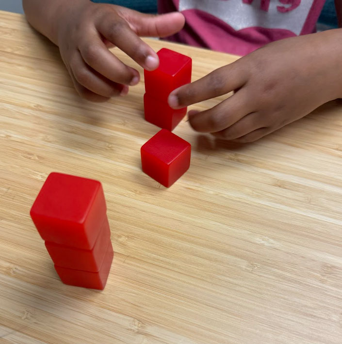 boy using hands in an ADHD assessment